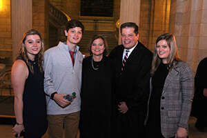 Judge Sheehan with her family